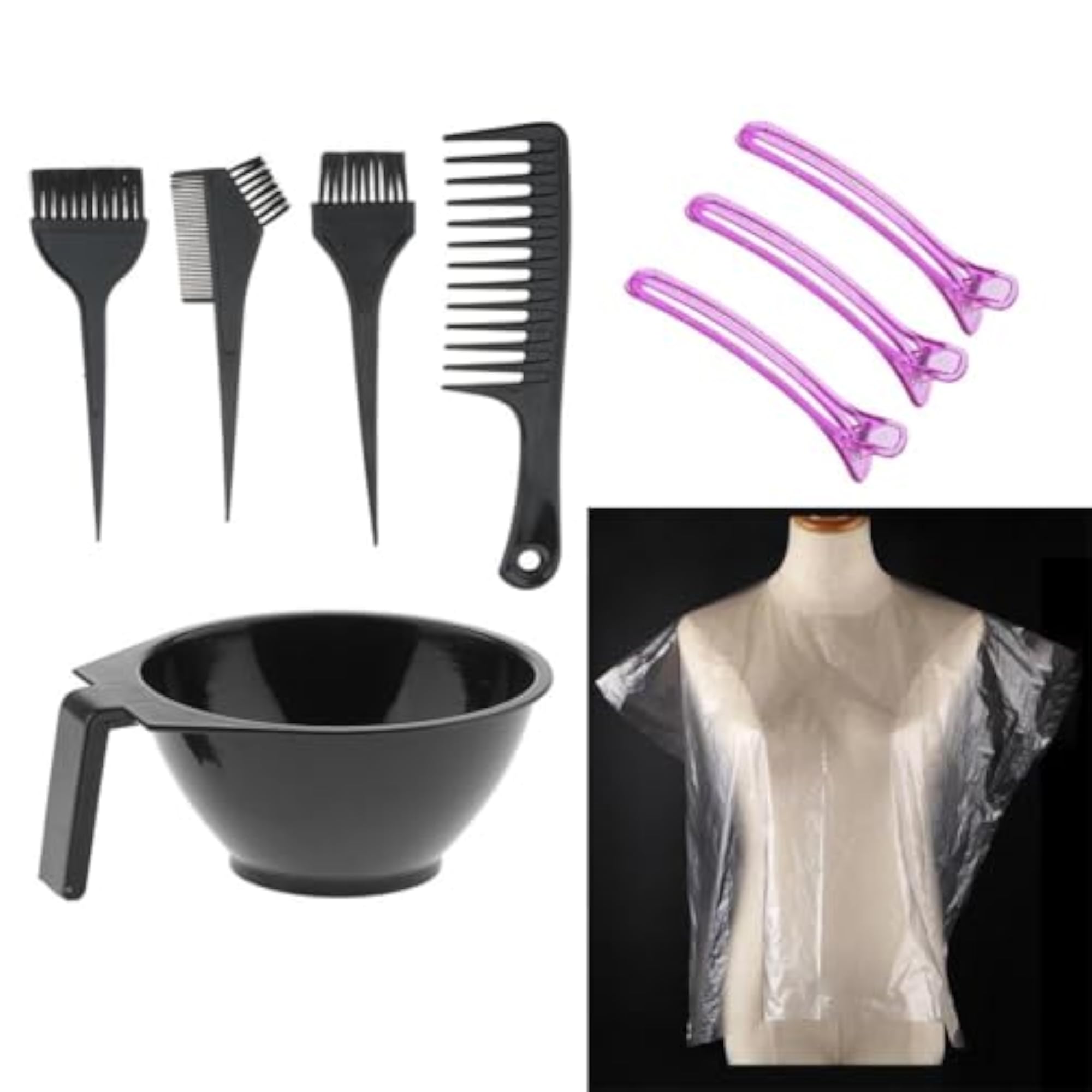 Hair Coloring Dyeing Kit with 100pcs Capes, Essential